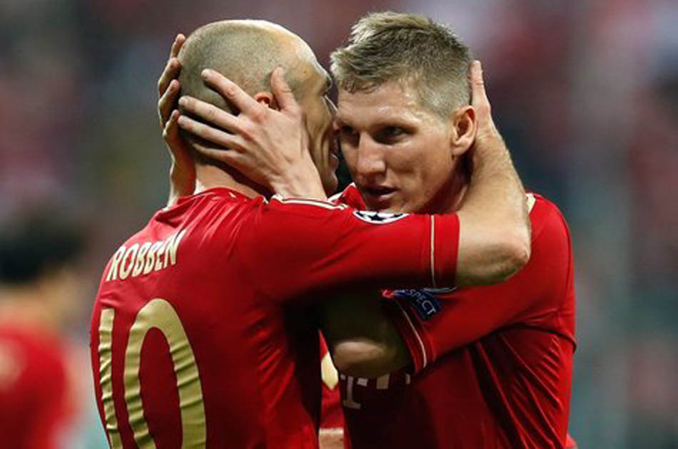 Ribéry, Schweinsteiger y Robben no jugarán partido de liga contra Dortmund