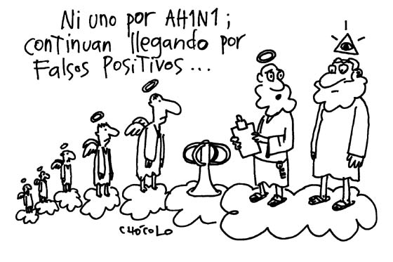 Por falsos positivos