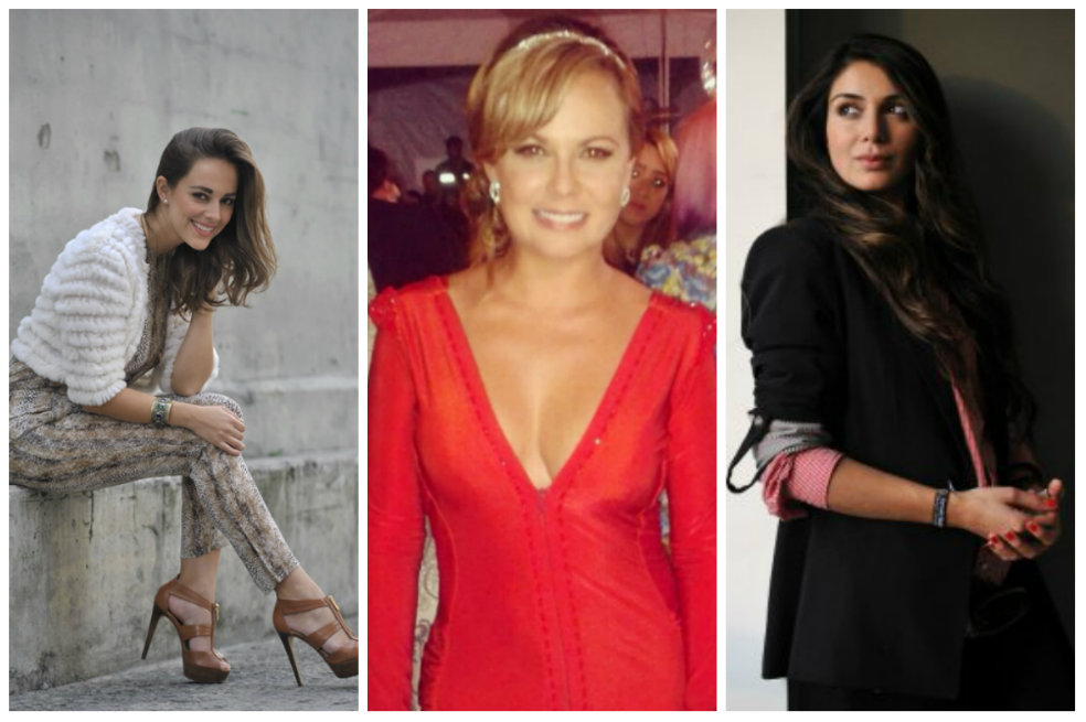 María Elisa Camargo, Carolina Sabino y Marilyn Patiño. / Instagram de Carolina Sabino y archivo El Espectador