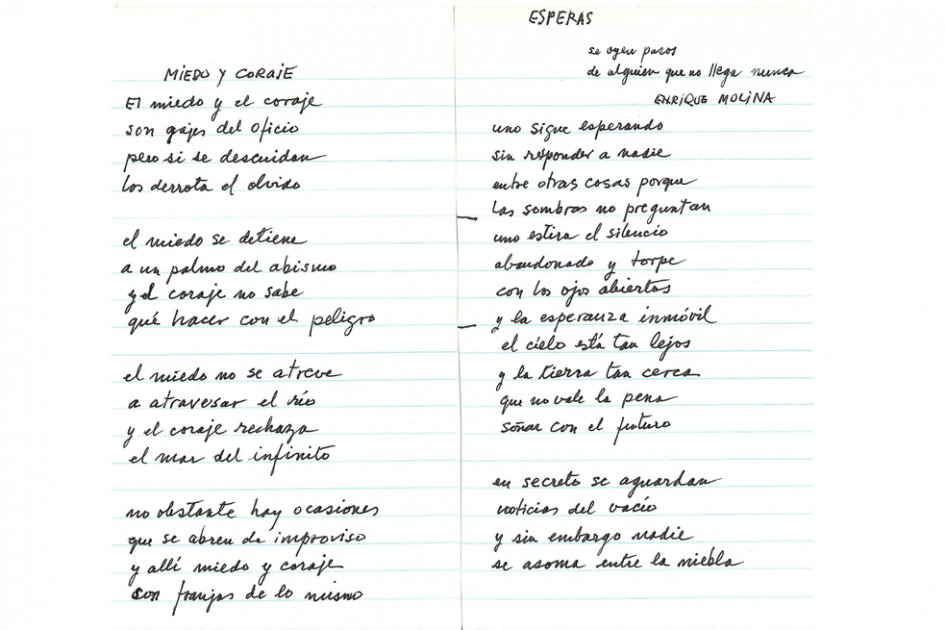 Descubren dos poemas inéditos de Mario Benedetti