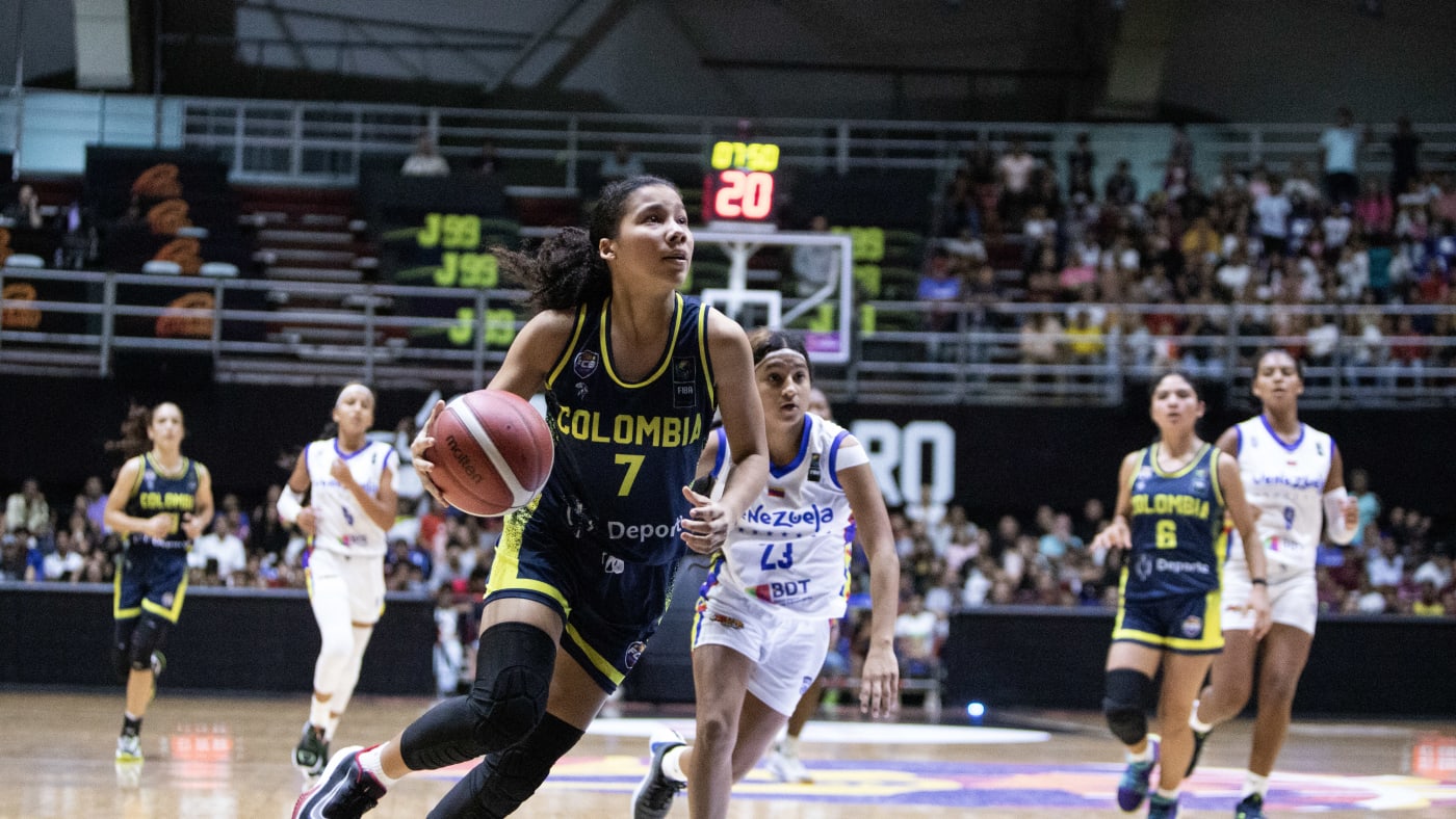 Colombia y Venezuela, en el Sudamericano Sub-15 de Baloncesto.