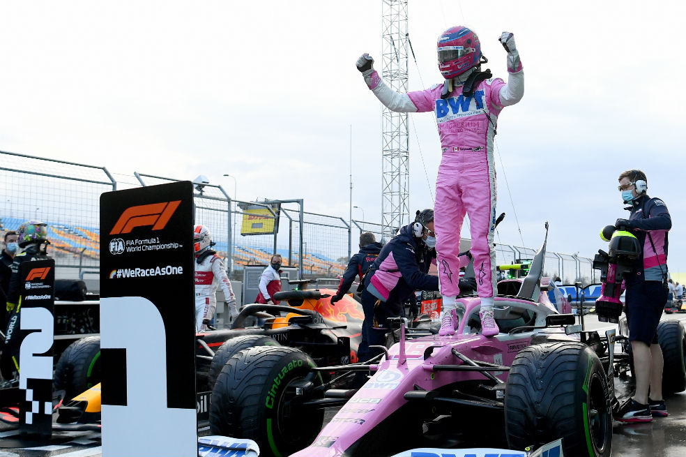 Lance Stroll rompió con el monopolio de Mercedes y saldrá primero en el GP de Turquía