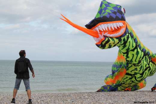 En Dieppe, el cerf-volant es una cometa