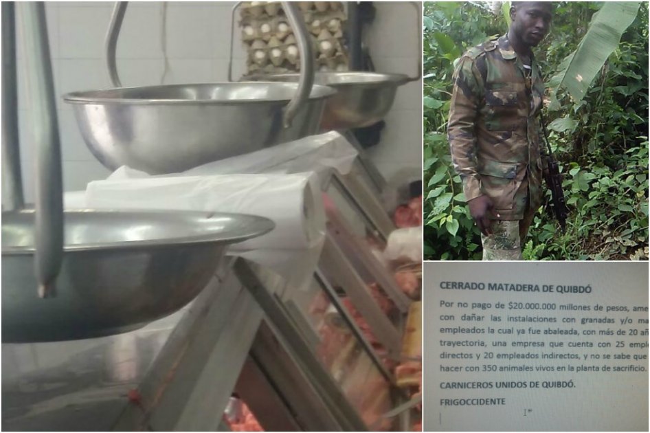 Las carnicerías tienen las vitrinas vacías, el matadero cerro y acusan a alias "Ari malo" de autor de la extorsión.