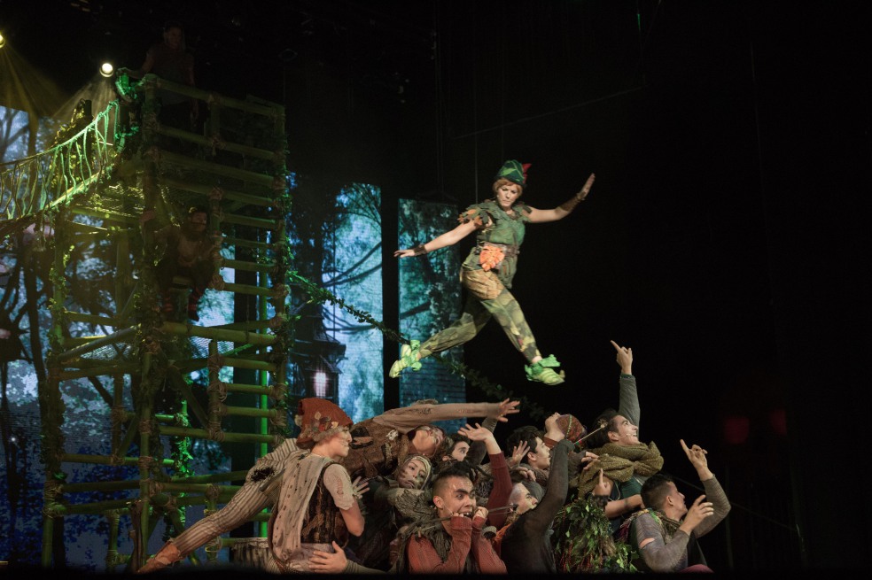 El elenco de la versión colombiana de “Peter Pan, el musical” podría ser el que realice la gira internacional. / Cortesía
