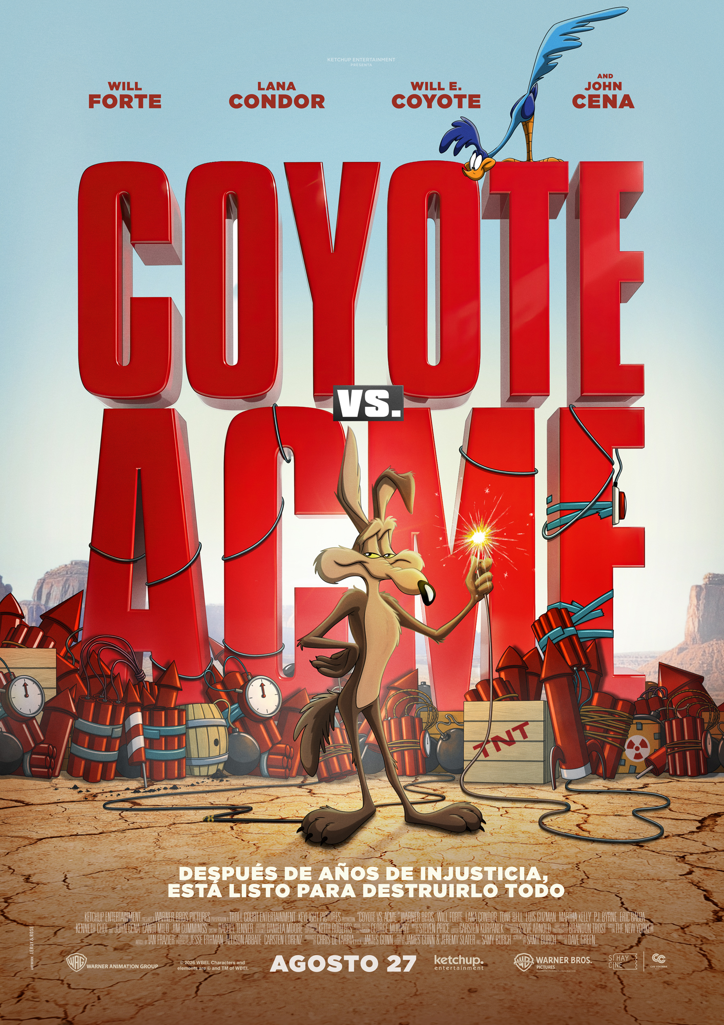 Vea te invita a la premier de Coyote vs. ACME