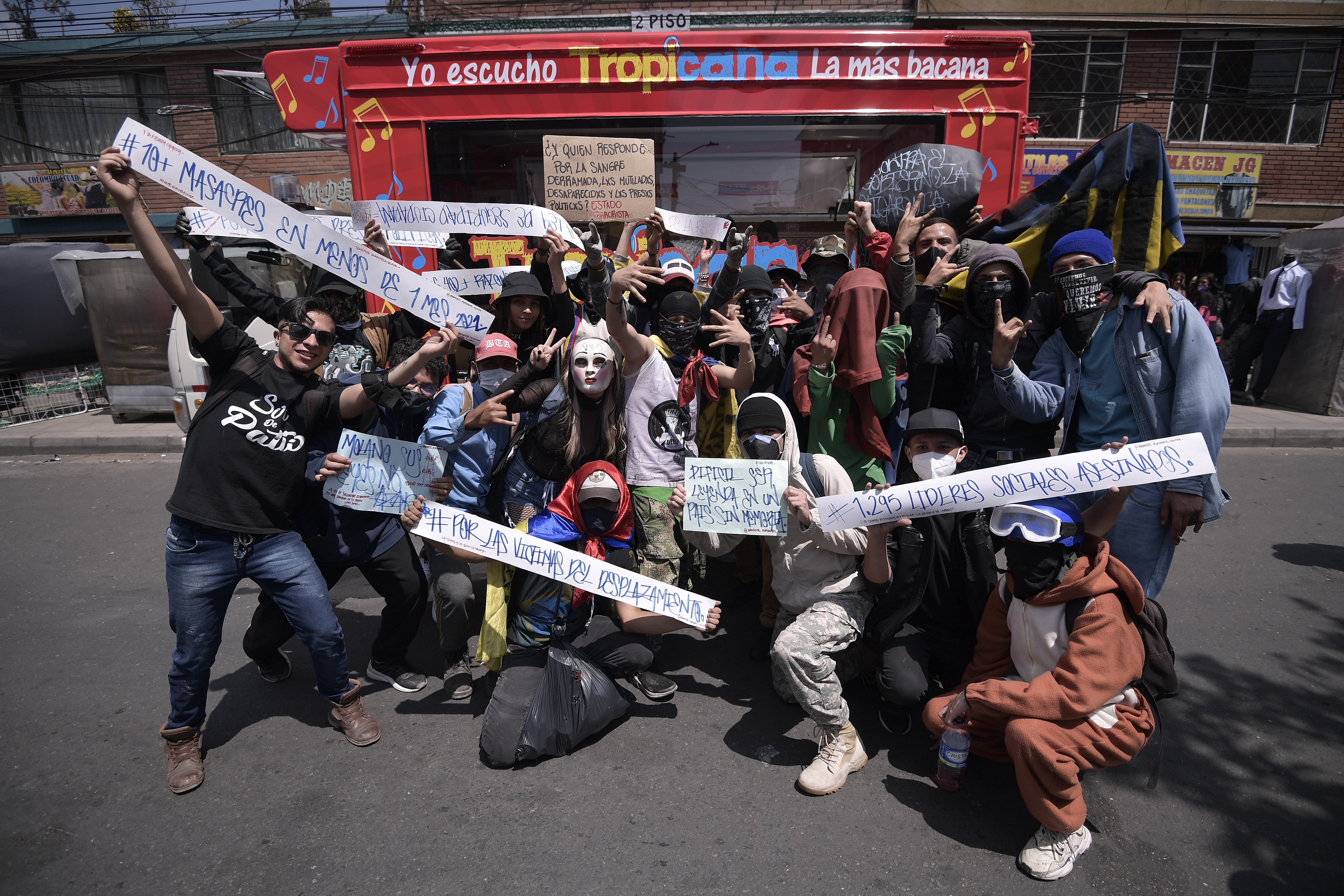 ¿Por qué marchan los miembros de la Primera Línea?