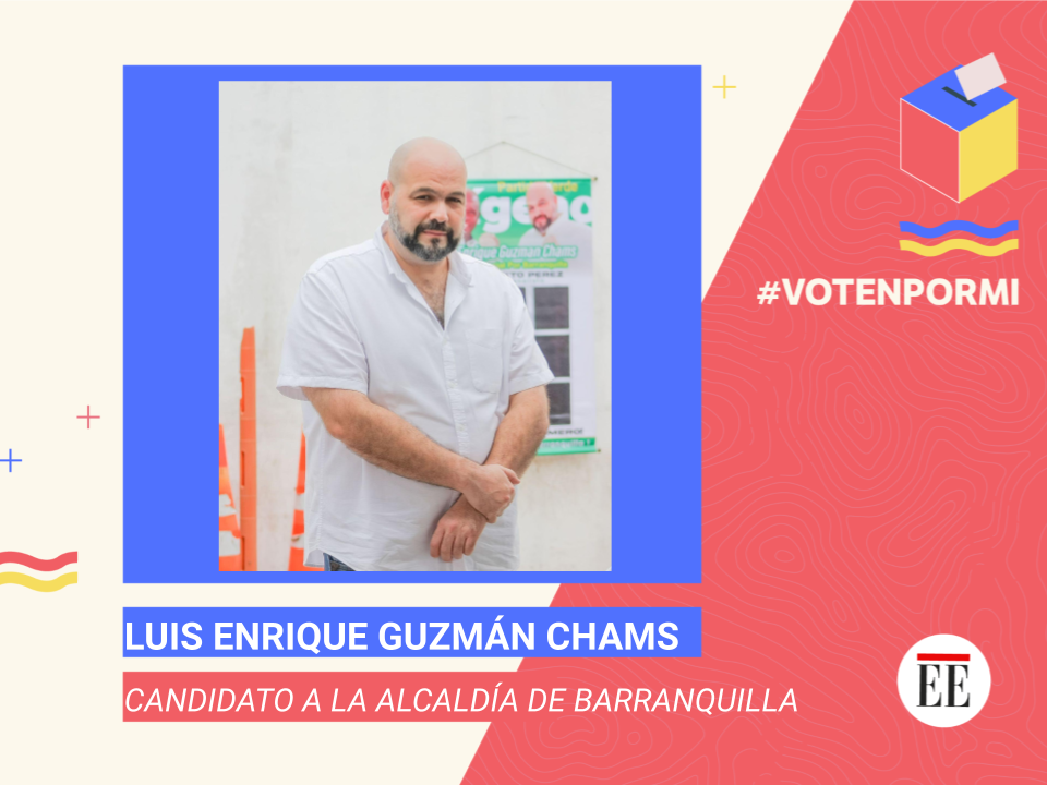 Seguridad, educación y empleo, apuestas de Luis Enrique Guzmán para Barranquilla