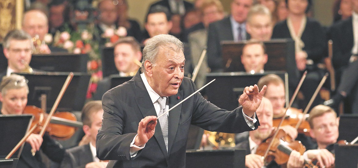 La música como receta para la superación de odios y la sanación del alma, es la propuestra para Colombia e la Filarmónica de Israel, dirigida por Zubin Mehta. / / AP