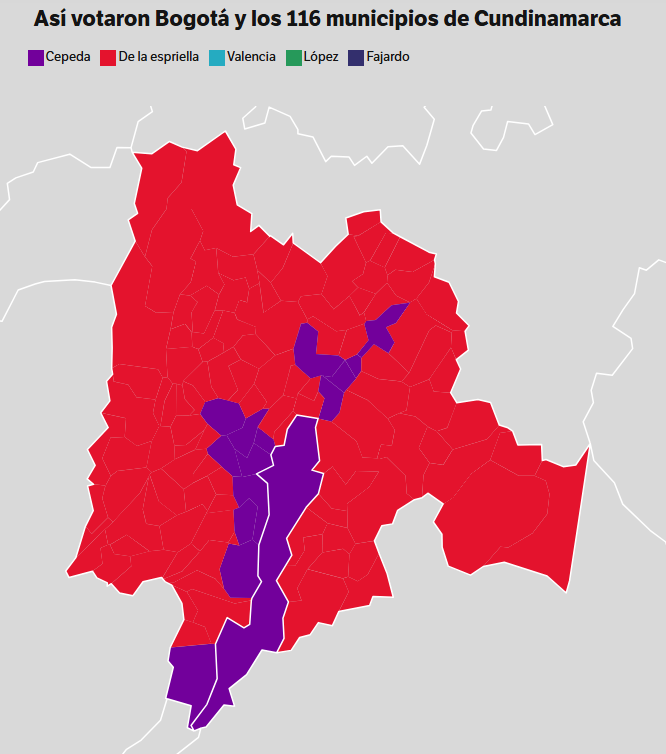 Bogotá y Cundinamarca elecciones 2026 31 de mayo