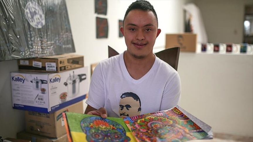 Franco Parra, el joven colombiano con síndrome de Down que quiere ser maestro de arte