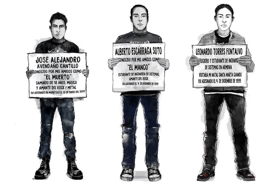 Rockeros y metaleros de Santa Marta, las víctimas silenciadas del paramilitarismo