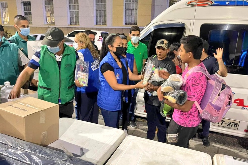 Indígenas Yukpa fueron trasladados desde Bucaramanga hasta Venezuela