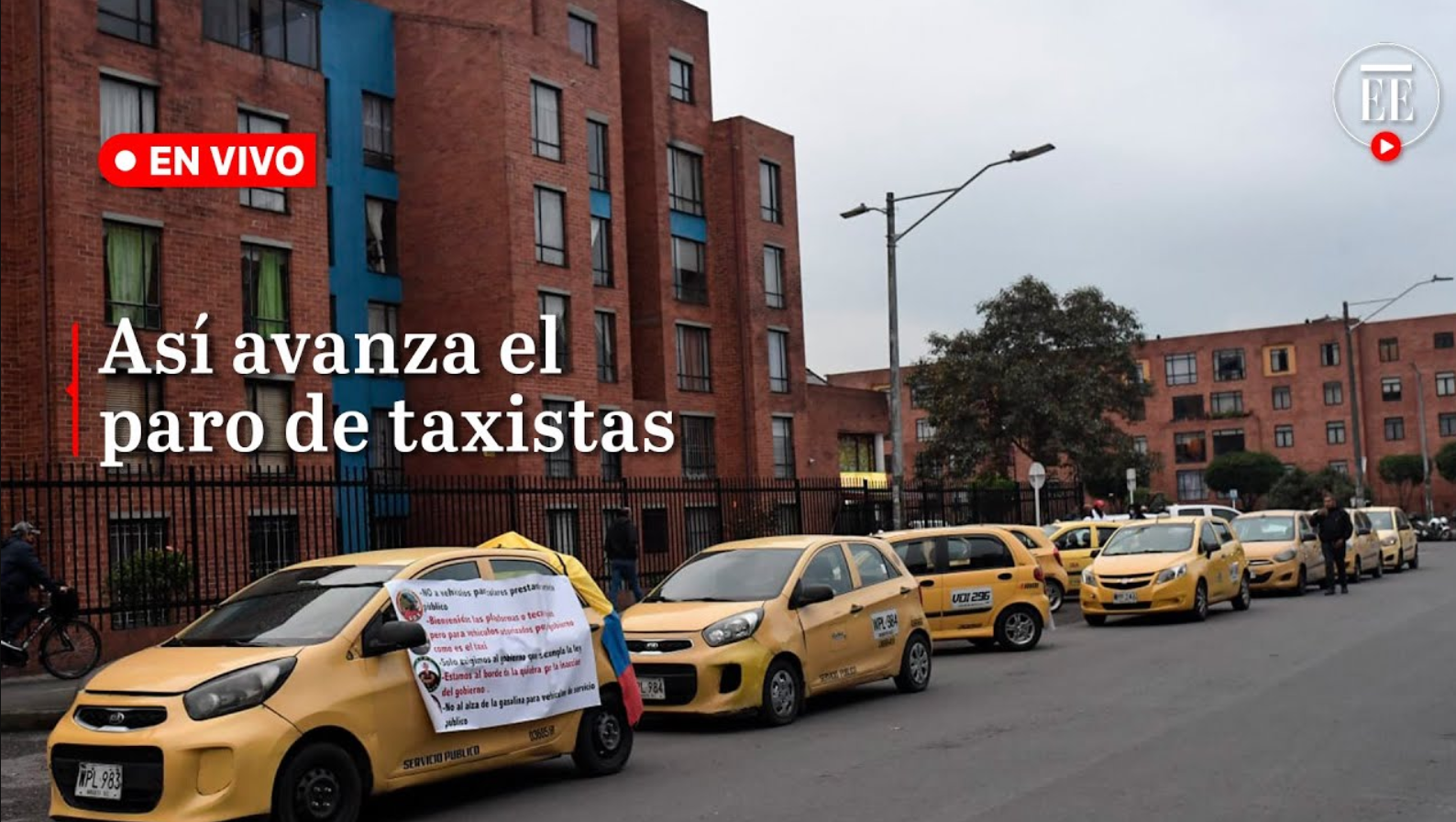 Paro de taxistas: así se vivió la jornada en Bogotá