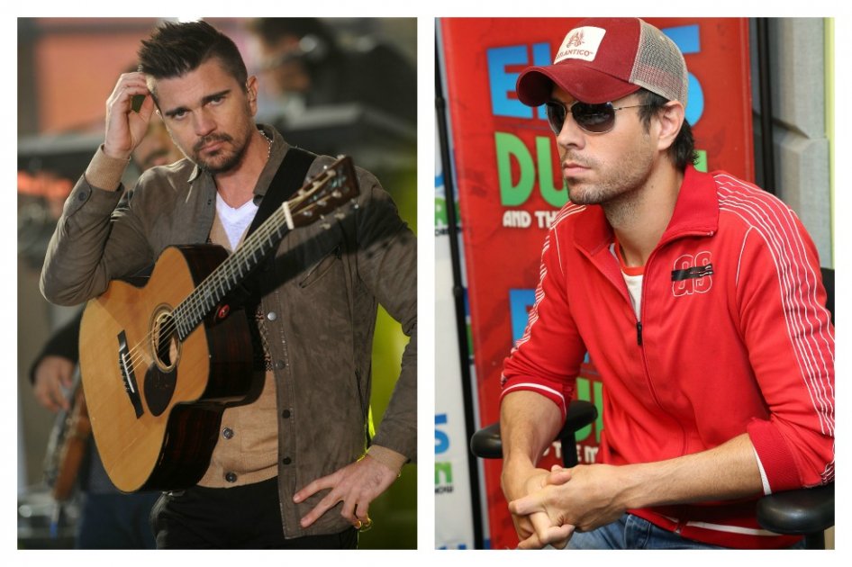 Juanes y Enrique Iglesias.