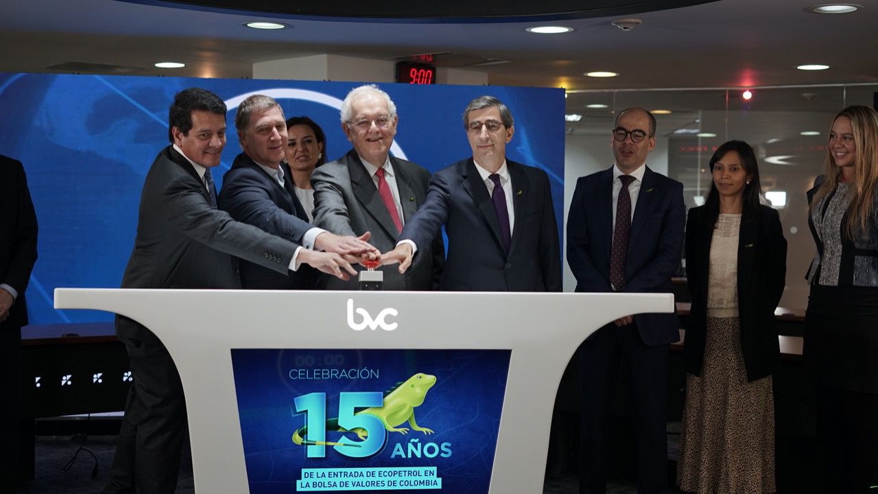 La acción de Ecopetrol cumple 15 años en la Bolsa de Valores de Colombia
