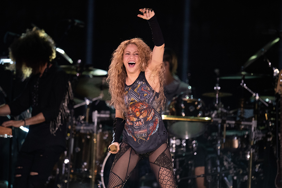 Hijos de Shakira la ven en concierto por primera vez