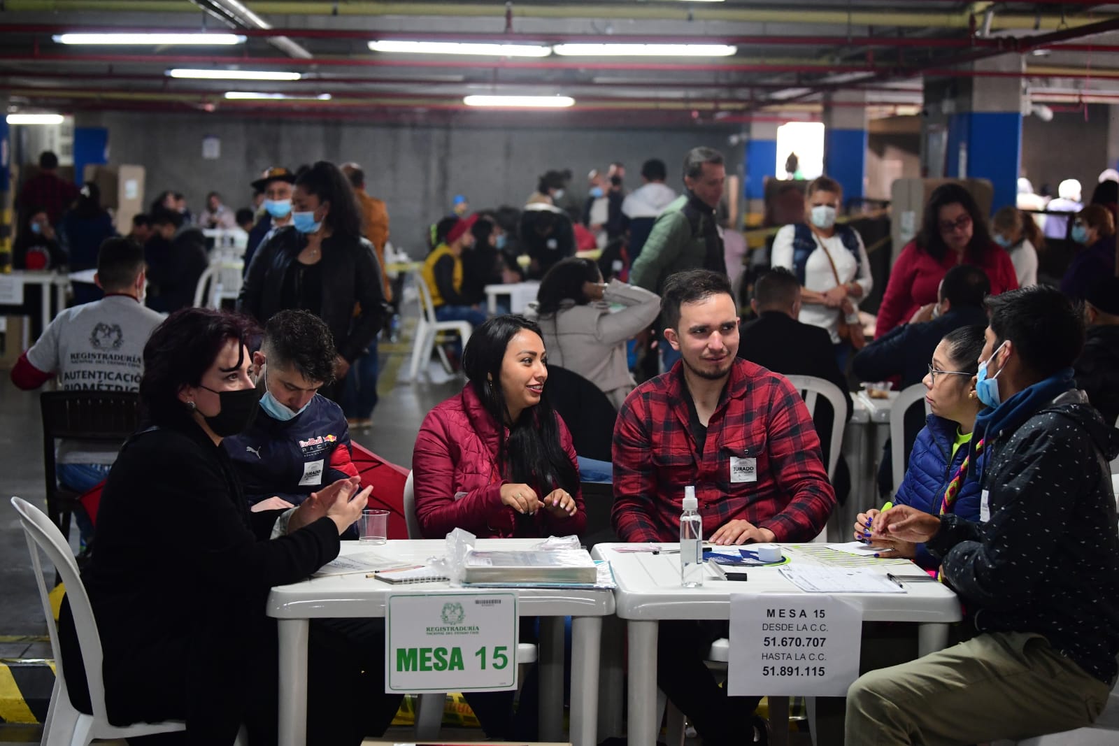 Así se desarrolló la jornada electoral en la capital colombiana.