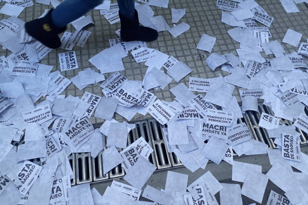 Argentina vista desde las protestas sociales de cada día
