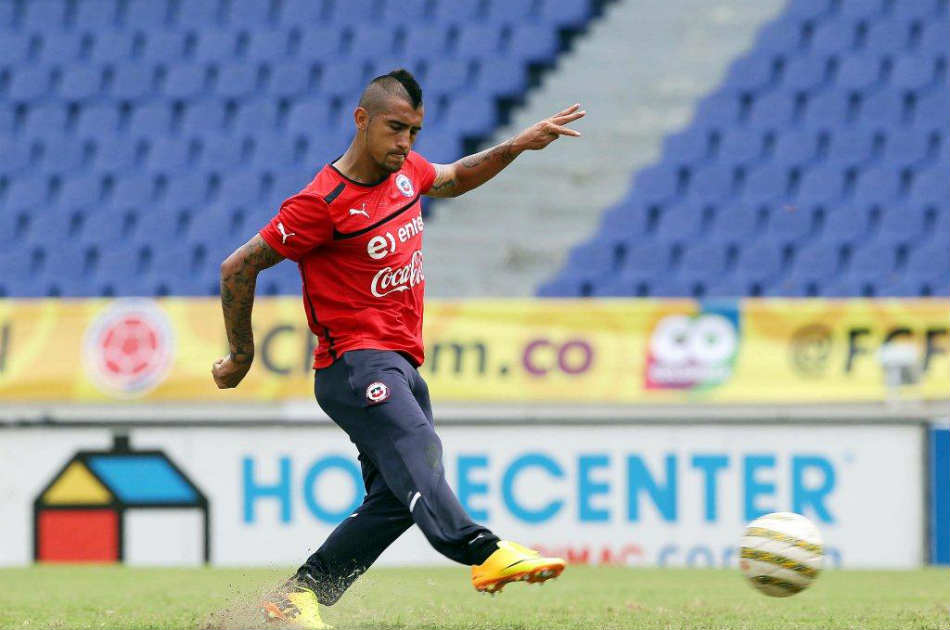 Selección chilena ya entrenó en el Metropolitano de Barranquilla
