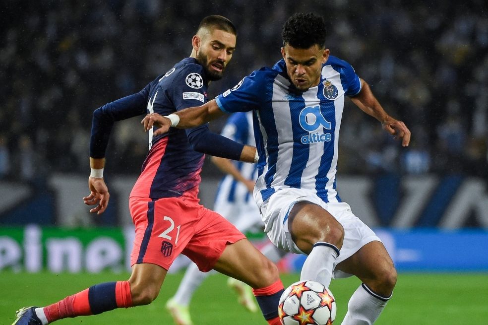 Atlético de Madrid goleó al Porto de Luis Diaz y lo eliminó de la Champions