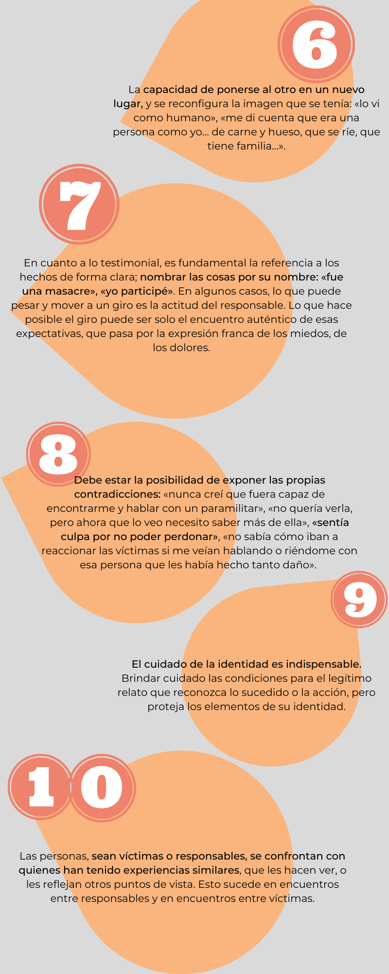 Consideraciones sobre los espacios de reconocimiento de responsabilidades contenidas en el capítulo de Hallazgos del Informe Final de la Comisión de la Verdad.