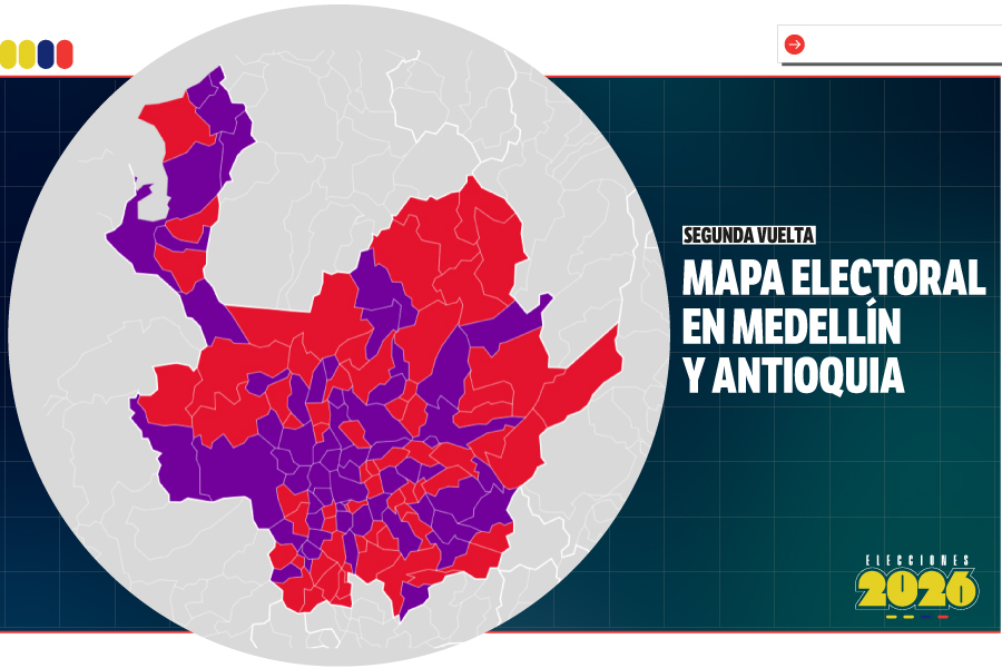 El pulso en Medellín y Antioquia: resultados de la segunda vuelta presidencial