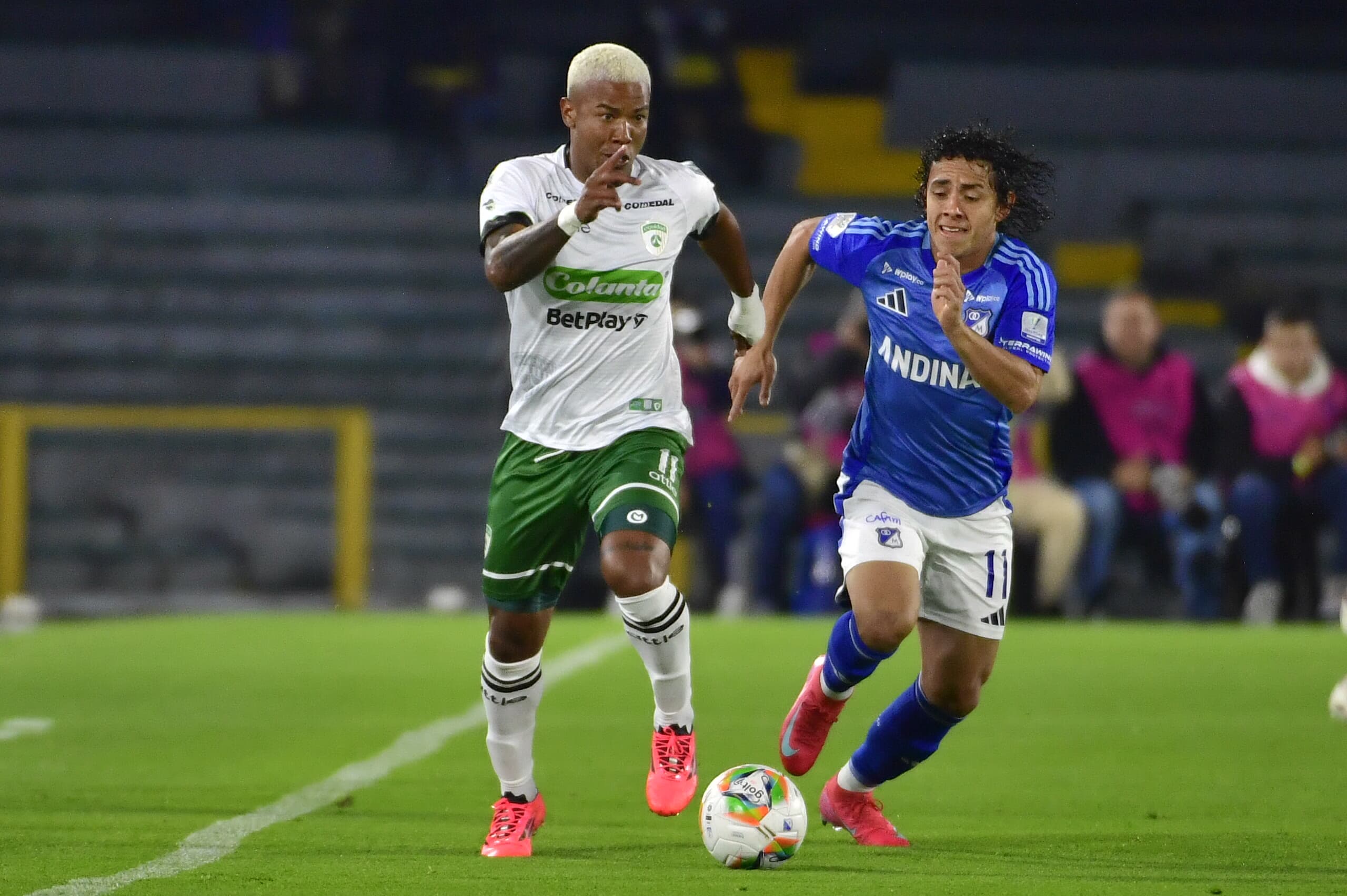 Millonarios y Equidad, en Bogotá.