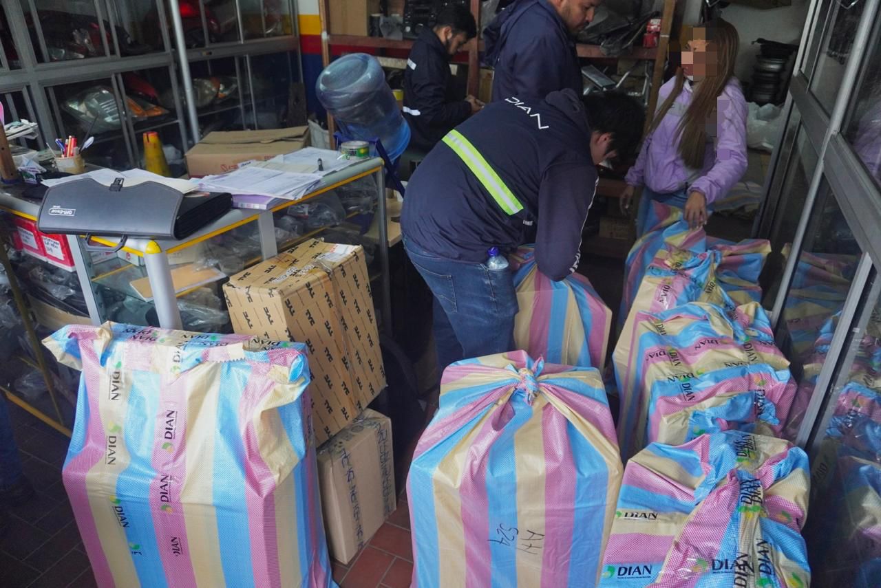 Incautan una tonelada de autopartes en el Restrepo en operativo sorpresa