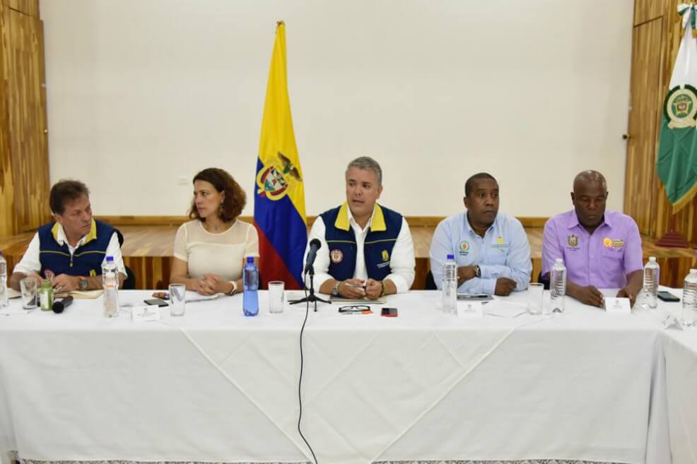 El presidente Duque llega a Chocó para atender la emergencia causada por las inundaciones