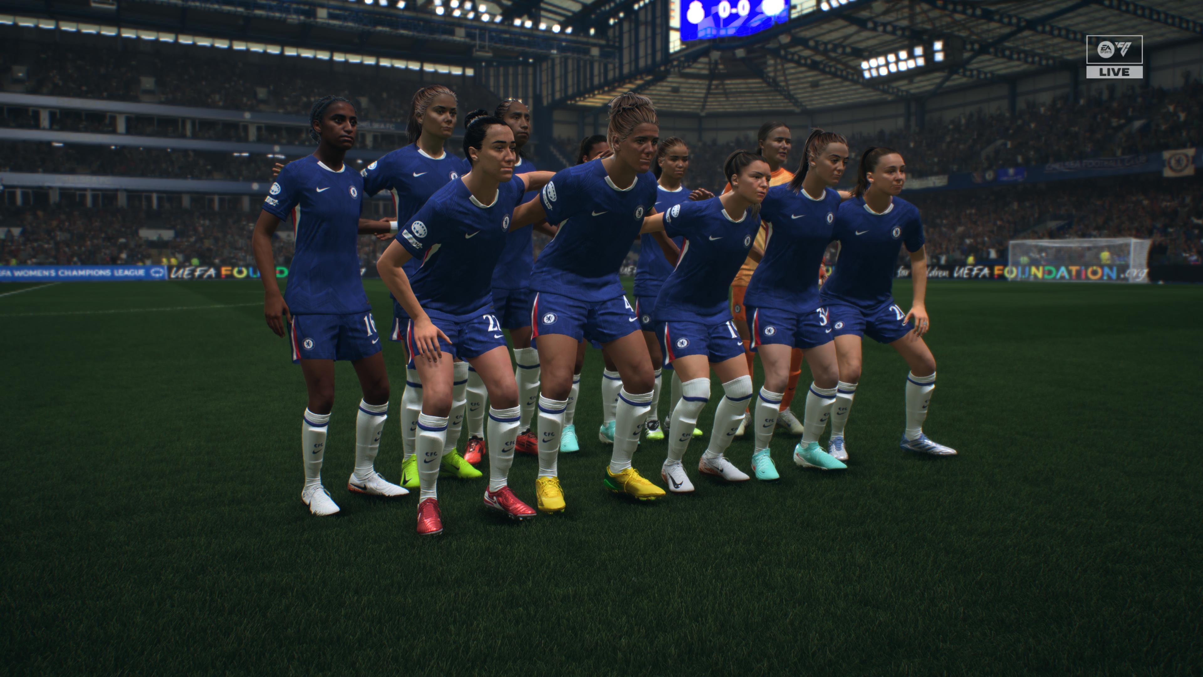 Chelsea femenino, equipo de la colombiana Mayra Ramírez, en el nuevo EA Sports FC 26.