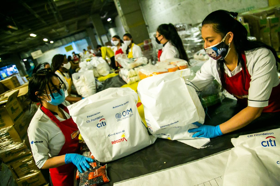 Familias de las comunidades étnicas en Bogotá recibieron ayudas