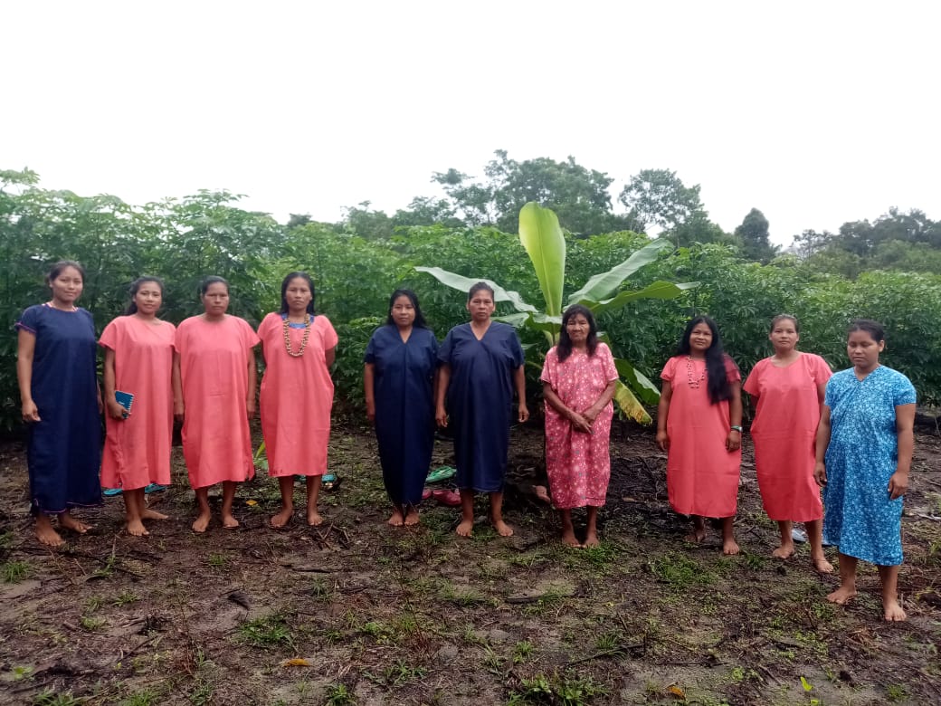 Mujeres de las comunidades Jericó Consaya y Santa Cecilia Solano en Caquetá.