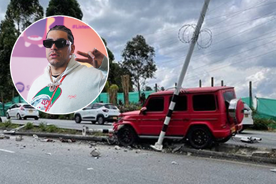 Ryan Castro sufrió un accidente de tránsito en Las Palmas