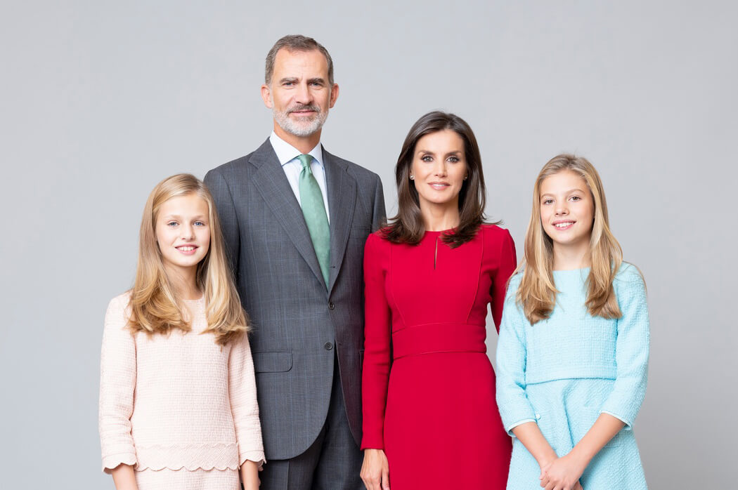 Los retratos de la familia Real Española