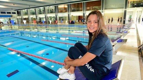 Catalina Corró nada 50 kilómetros semanales. /Instagram: catalinacorro