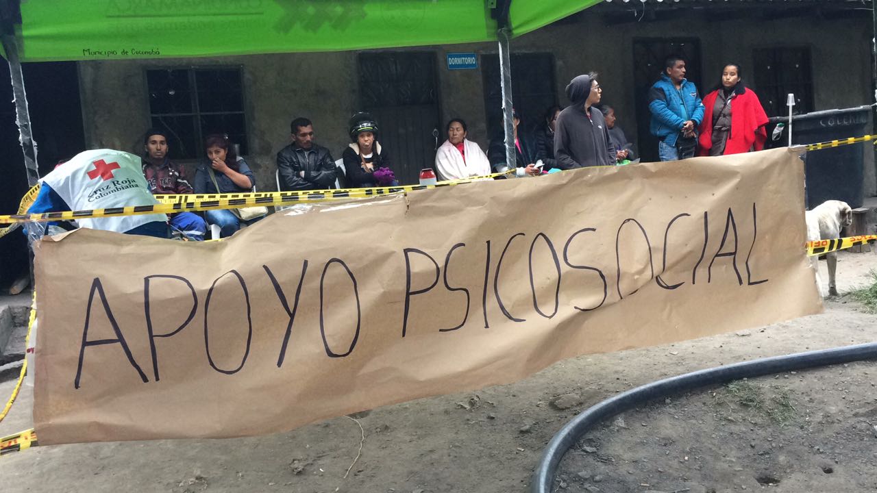 Así se intenta rescatar a los mineros atrapados en Cucunubá