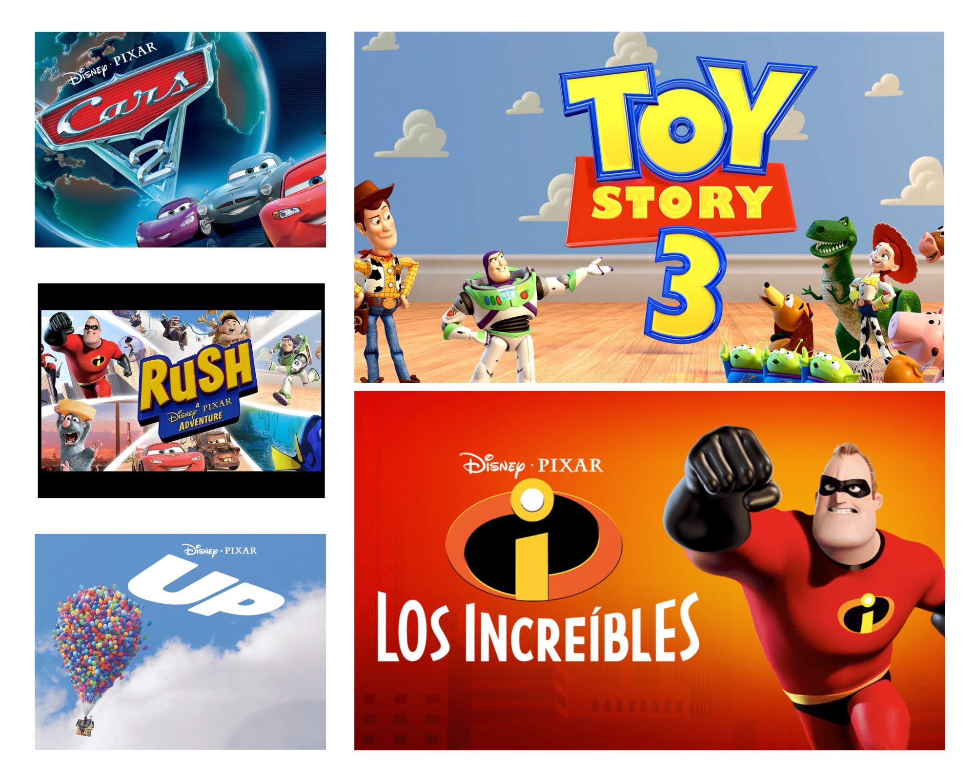 Cinco de las franquicias más taquilleras de Pixar hechas videojuegos