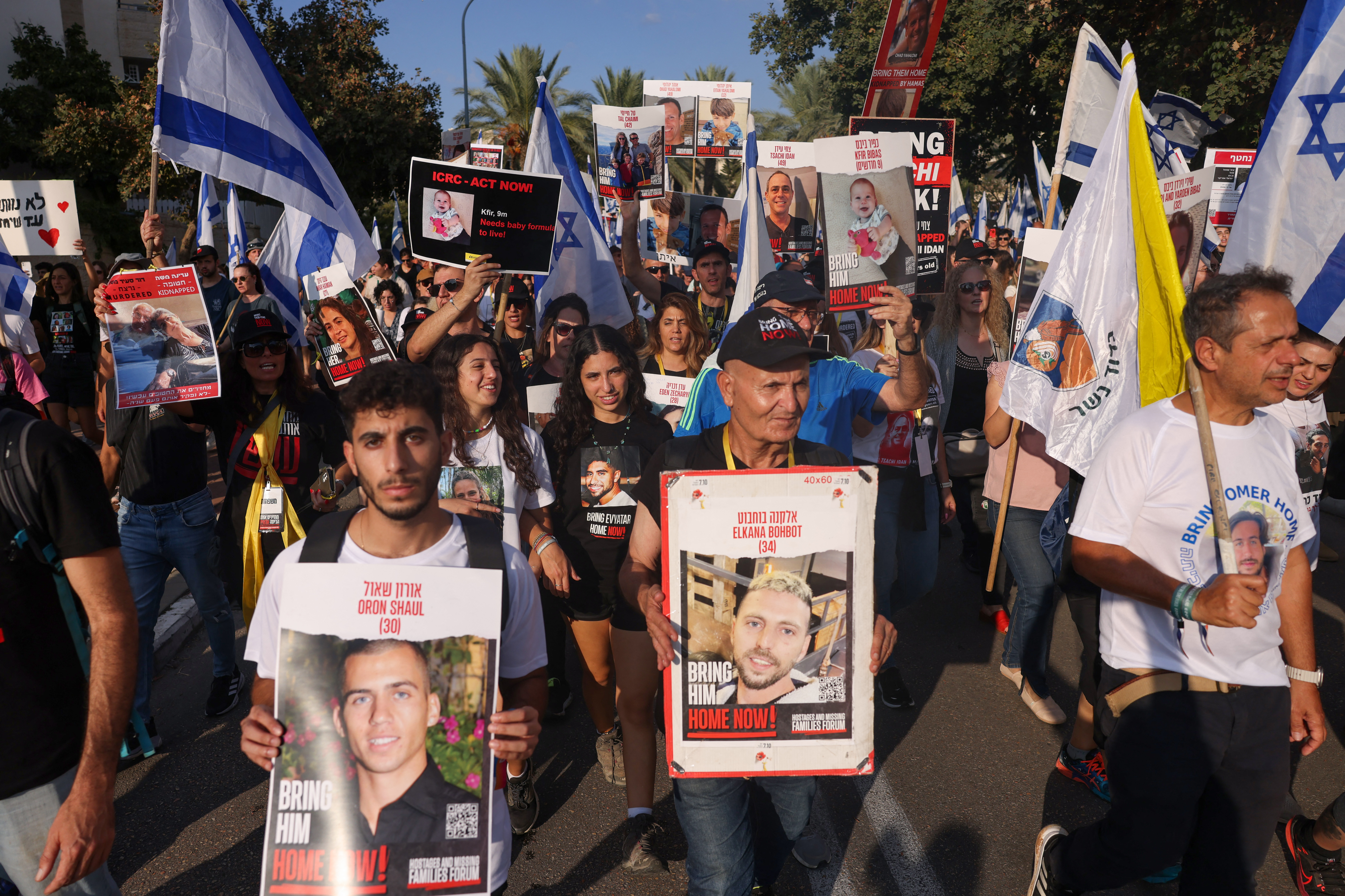 “Que traigan de vuelta a los rehenes en Gaza”: más de 40 días retenidos por Hamás