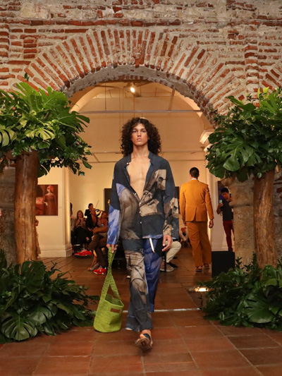 Pasarela Lina Cantillo Homenaje a David Manzur