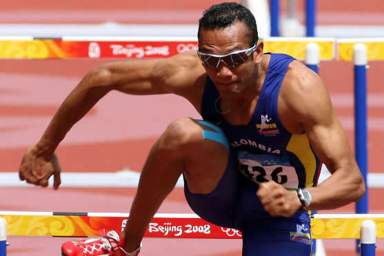 Colombiano Paulo César Villar, a semifinales en vallas cortas