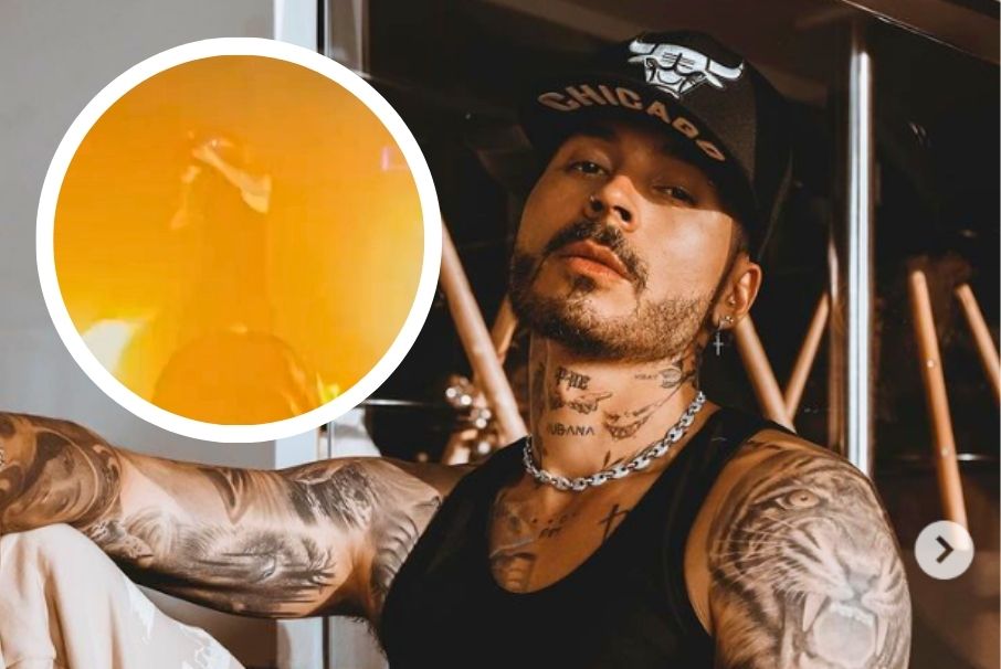 Revelan otro video del accidente de Reykon en tarima y muestra lo que realmente pasó