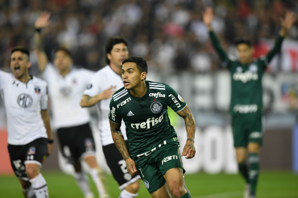 Palmeiras venció a Colo Colo en el partido de ida de cuartos de final