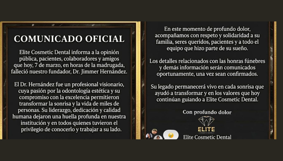 ¿Quién era Jimmer Hernandez y qué le pasó? Murió amigo de varias celebridades de Colombia