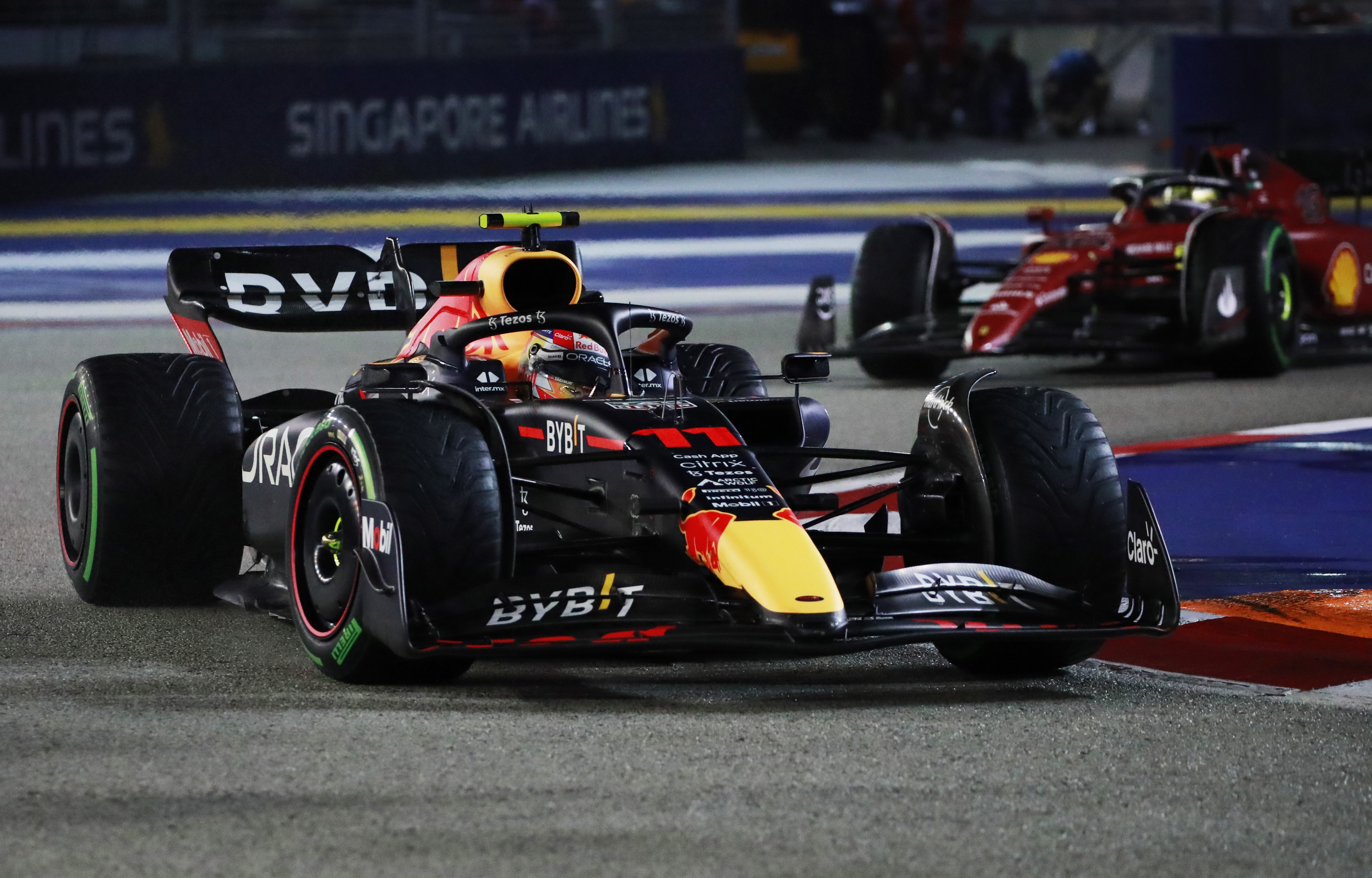 ‘Checo’ Pérez, por encima de Leclerc y Sainz en el GP de Singapur