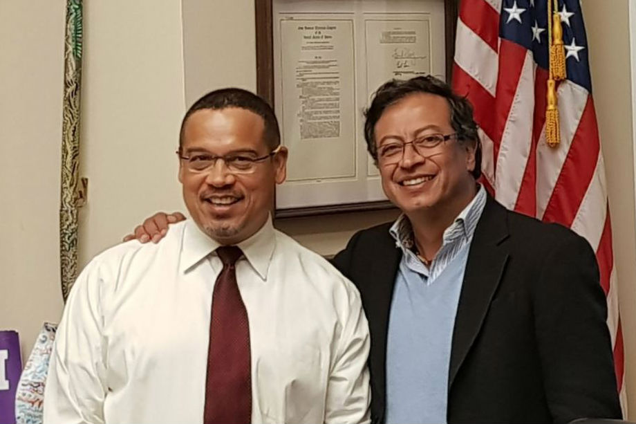 Con encuentro con el vicepresidente del Partido Demócrata, Petro inició gira por EE.UU.