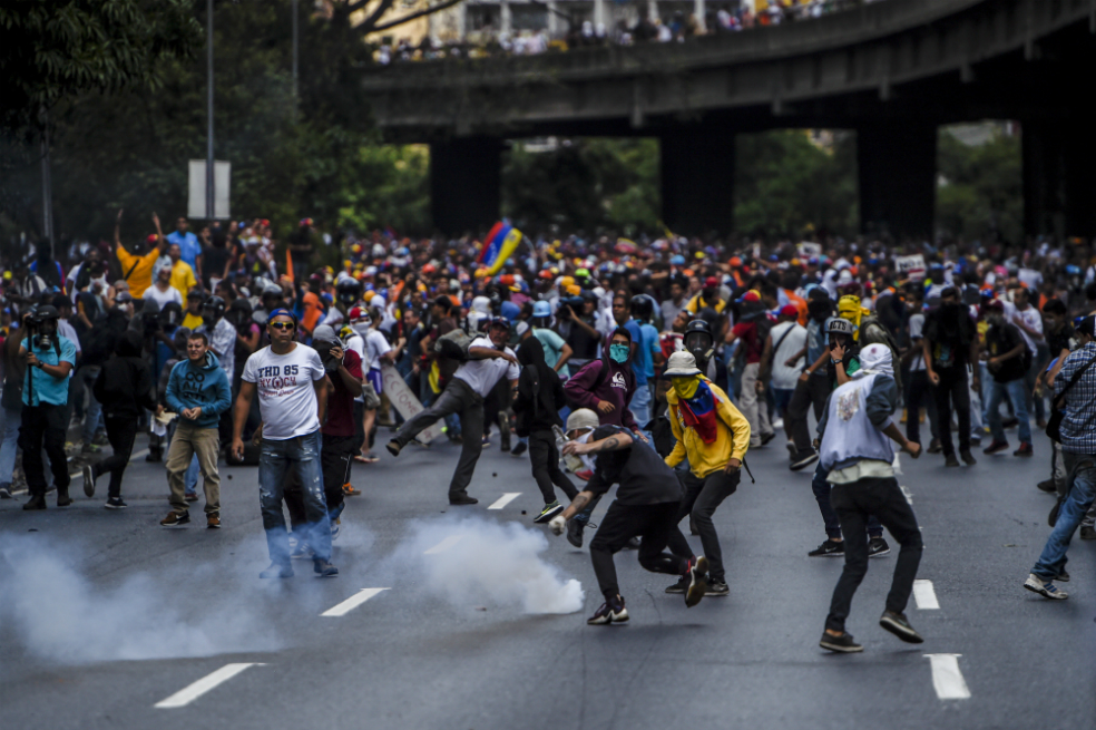 Violencia escala en Venezuela: nueva jornada de marchas y disturbios en Caracas
