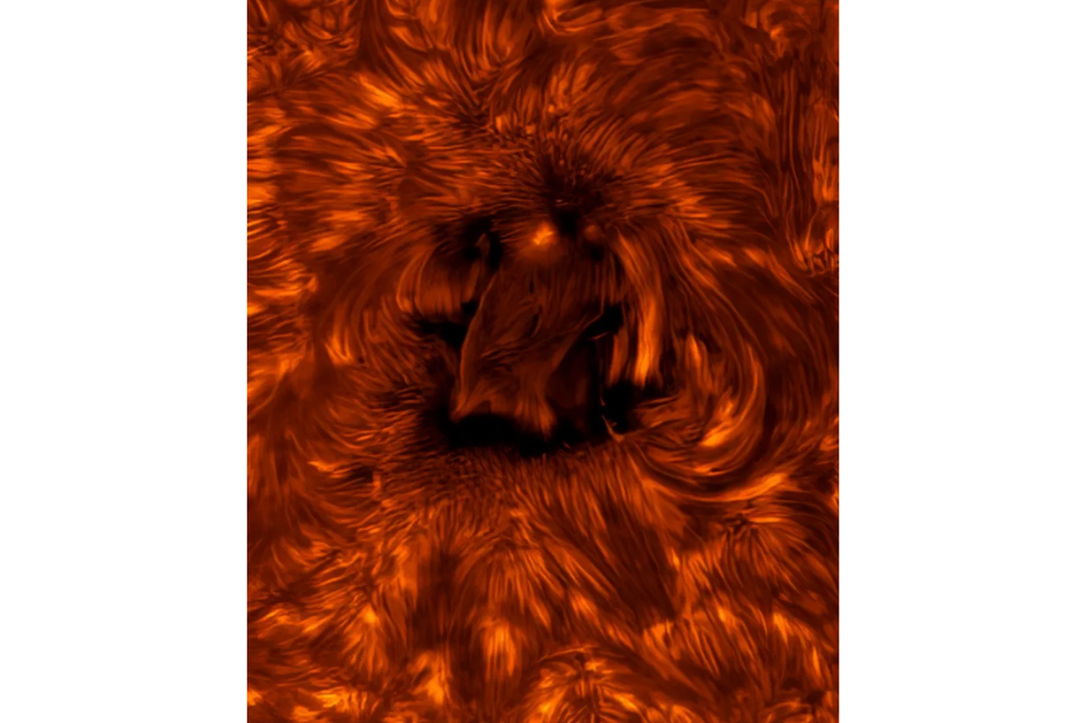 "Esta imagen increíblemente detallada de una pequeña parte de la superficie solar me pareció totalmente fascinante. Su belleza abstracta transmite maravillosamente el movimiento constante e ¡irradia pura energía de fusión!".