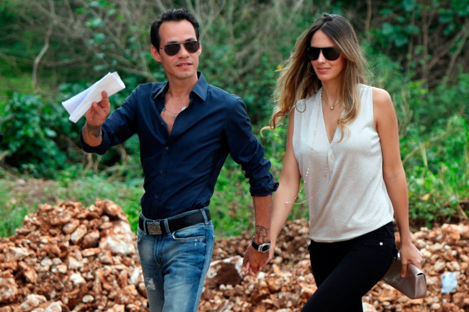 Marc Anthony y Shannon de Lima.