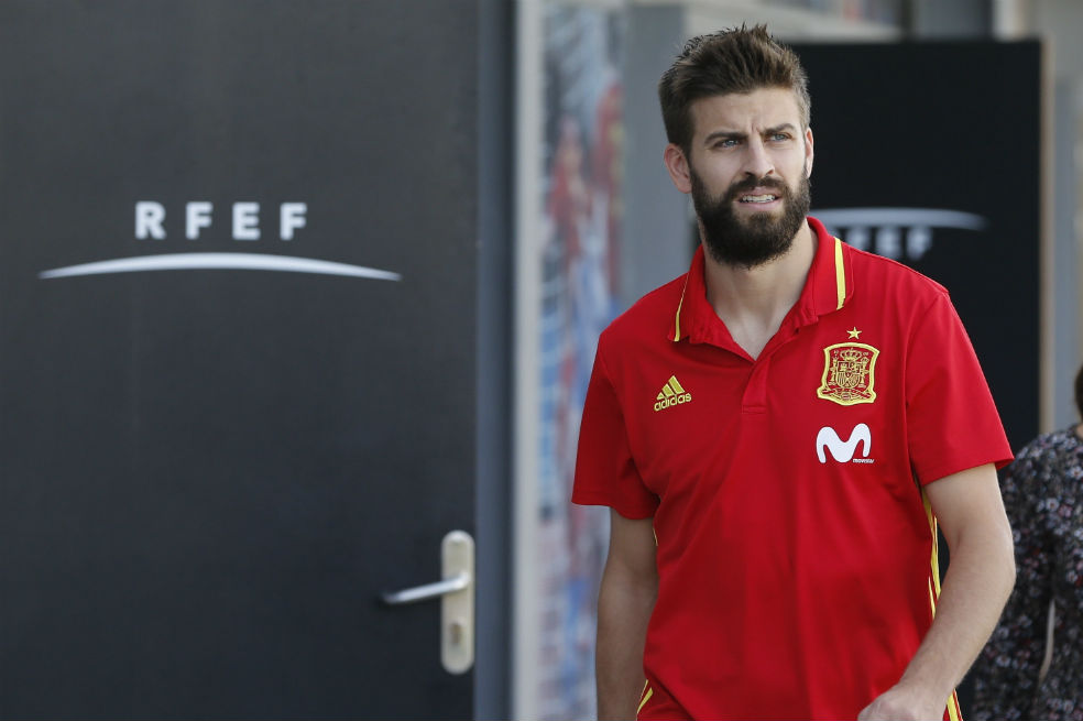 Piqué meditó dejar la selección de España